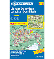 Tabacco Karte N.072 Lienzer Dolomiten Lesachtal - Obertilliach - 1:25.000, 1:25.000