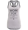 The North Face Graphic play hard - Top fitness - donna, Grey/Black