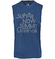 The North Face Graphic Reaxion Amp - Top fitness - uomo, Blue