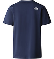 The North Face M S/S Easy - T-shirt- uomo, Dark Blue/White