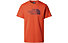 The North Face M S/S Easy - T-shirt - uomo, Dark Orange/Dark Red