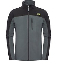 The North Face Glacier Trail - giacca in pile trekking - uomo, Spruce Green/TNF Black