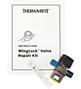 Therm-A-Rest WingLock™ Valve Repair Kit - kit sostituzione valvola, Black/Grey