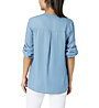 Timezone Henley - Langarmshirt - Damen, Light Blue 