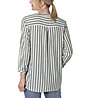 Timezone Striped Henley - camicia a maniche lunghe - donna, Grey/White