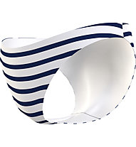 Tommy Hilfiger Bikini Print - slip costume - donna, White/Blue