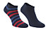 Tommy Hilfiger Duo Stripe 2 pairs - calzini corti - uomo, Blue/Red