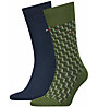 Tommy Hilfiger Graphic - lange Socken, Blue/Green