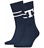 Tommy Hilfiger Sport Patch Bou - lange Socken, Blue/White