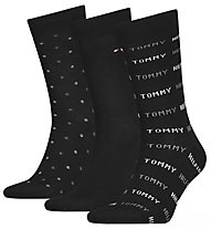Tommy Hilfiger TH 3P Giftbox - lange Socken - Herren, Black