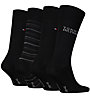 Tommy Hilfiger Tin Giftbox Tommy 4P - Socken - Herren, Black