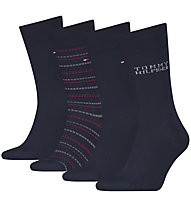 Tommy Hilfiger Tin Giftbox Tommy 4P - Socken - Herren, Blue