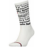 Tommy Jeans Aop - lange Socken, White
