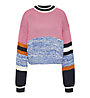 Tommy Jeans Colorblock - Pullover - Damen, Pink/Multicolor