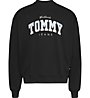 Tommy Jeans Crop Varsity - Sweatshirt - Herren, Black