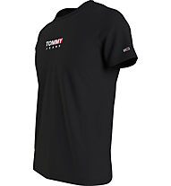 Tommy Jeans Entry Print - t-shirt - uomo, Black