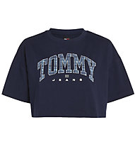 Tommy Jeans Explorer Crop - T-shirt - donna, Dark Blue