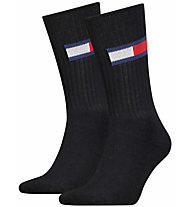 Tommy Jeans Flag - lange Socken, Black