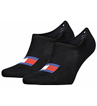 Tommy Jeans Footie Flag - calzini corti, Black