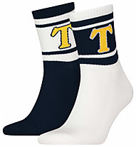 Tommy Jeans Patch - kurze Socken, Dark Blue/White