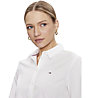 Tommy Jeans Poplin Tiered W - Kleid - Damen, White