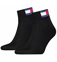 Tommy Jeans Quarter Flag - calzini corti, Black