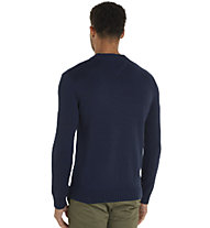 Tommy Jeans Tjm Slim Linear Logo - maglione - uomo, Dark Blue