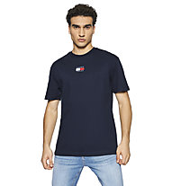 Tommy Jeans TJM Tommy Badge - T-shirt - uomo, Dark Blue