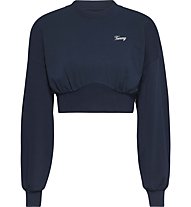 Tommy Jeans Tjw Crop Relaxed Fit - maglione - donna, Dark Blue