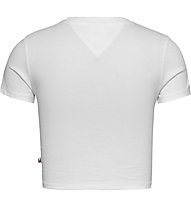 Tommy Jeans Tjw Crop Script - T-shirt - donna, White