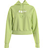 Tommy Jeans Tjw Cropped Tommy Flag Hoodie - felpa con cappuccio - donna, Light Green
