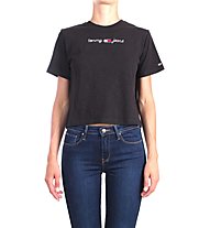 Tommy Jeans TJW Homespun Linear - T-shirt - donna, Black