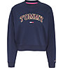 Tommy Jeans Neon Outline Crop - Sweatshirt - Damen, Blue