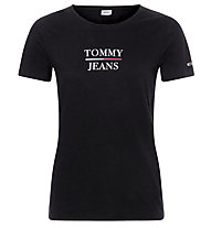 Tommy Jeans TJW Skinny Essential - T-shirt - donna, Black