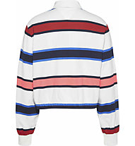 Tommy Jeans Striped Rugby - Polo - Damen, White/Red/Blue