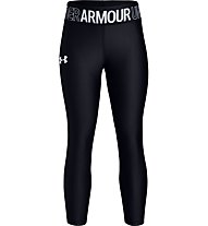 Under Armour Armour HeatGear Ankle Crop - pantaloni fitness - bambina, Black