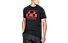Under Armour Blocked Sportstyle Logo - T-shirt fitness - uomo, Black/Red