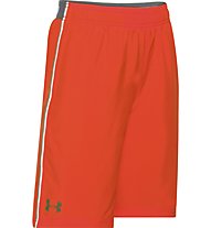 Under Armour Boys' UA Edge Shorts - Pantaloni Corti, Red Toxic