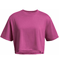 Under Armour Campus Boxy Crop W - T-Shirt - Damen, Pink