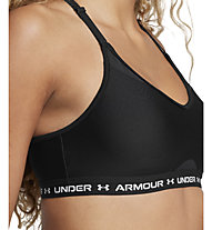 Under Armour Crossback Low W - reggiseno sportivo basso sostegno - donna, Black