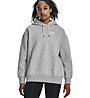 Under Armour Essential Icon Fleece Oversized W - felpa con cappuccio - donna, Grey