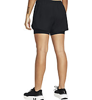 Under Armour Fly By 2.0 2-in-1 - kurze Laufhose - Damen, Black