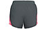 Under Armour Fly By 2.0 W - pantaloni corti running - donna, Dark Grey/Pink
