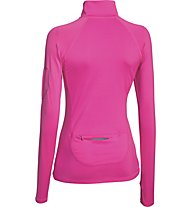 Under Armour UA Fly Fast 1/2 Zip maglia running donna, Rebel Pink