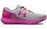 Under Armour GGS Charged Rouge 3 - Trainingsschuh - Mädchen, Grey/Pink
