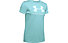 Under Armour Graphic Sportstyle C. Crew - T-shirt fitness - donna, Light Blue