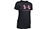 Under Armour Graphic Sportstyle C. Crew - T-shirt fitness - donna, Black/Pink