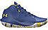 Under Armour GS Jet - scarpe da basket - bambino, Blue/Yellow