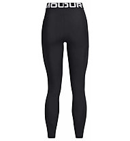 Under Armour Heatgear Rib W - leggings fitness - donna, Black