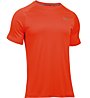 Under Armour Heatgear Run S/S Tee - T-shirt running - uomo, Dark Orange